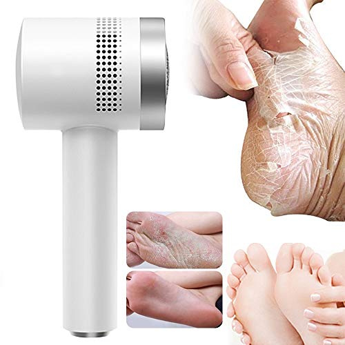 SHOUJIK Rapeuse Pieds Electrique Professionnel Râpe Pieds à Électrique 3 Têtes Rouleaux Pédicure Lime Pied Épilateur de Callosités pour Les Soins des Pieds