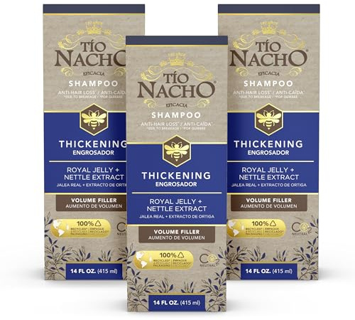 TIO NACHO Champú voluminizador (paquete de 3)