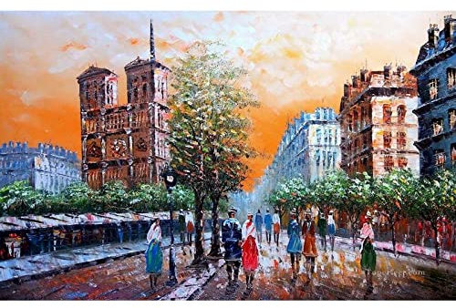 Zdklfm69 Malen nach Zahlen Ölgemälde nach Zahlen DIY New York City Ölgemälde Kits für Erwachsene Kinder Einzigartiges Geschenk Kill Time Home Decor 40x50cm
