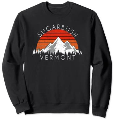 Sucrier rétro vintage, Vermont vieilli Sweatshirt