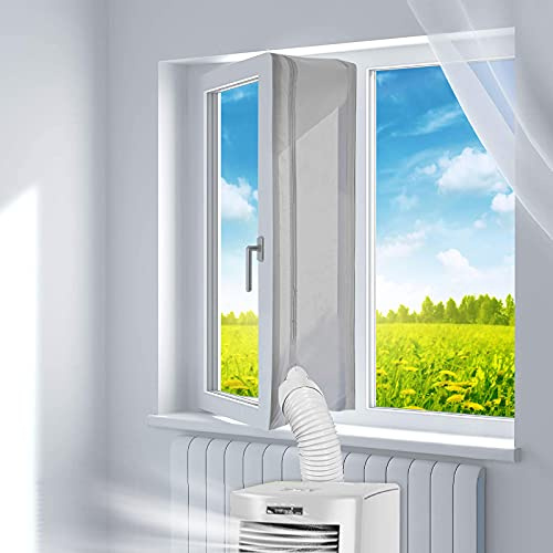 Fensterdichtung Klimageräte Kippfenster & Dachfenster, Mobile Klimaanlage Fensterabdichtung, Klimaanlage Fensterabdichtung Selbstklebend für Klimaanlage - Trockner, Hitzeschutz Fenster Ohne Bohrlöcher