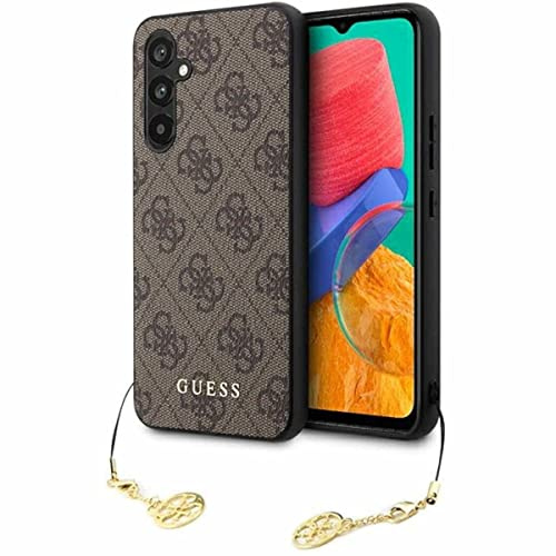 Guess GUOHCP14SGLHFLGO Hartschale für iPhone 14 6,1 Zoll, goldfarben