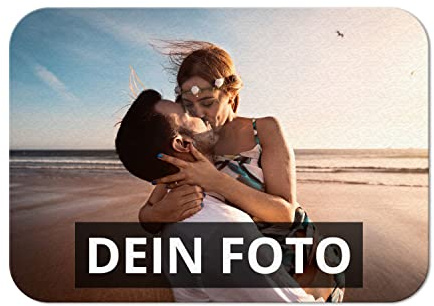 PhotoFancy® - Personalisierter Kühlschrankmagnet mit eigenem Foto - Fotomagnet gestalten - Form: Rechteckig