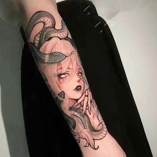 2 Pieces Of Banshee Juice Temporary Tattoo Fake Tattoo Sticker Herbal Sticker Arm Waterproof Semi-Permanent Male Flower Arm Lasting For Two Weeks