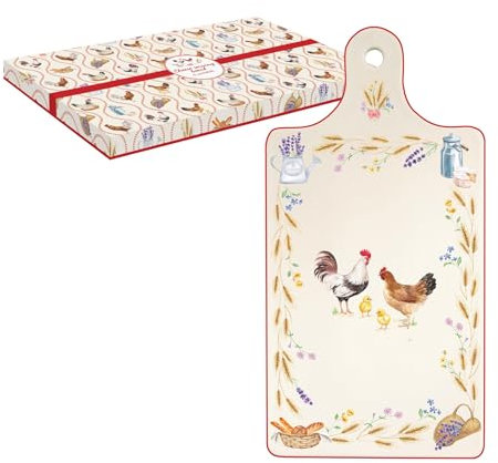 PLATEAU FROMAGE 34,5X18CM EN PORCELAINE COUNTRY LIFE