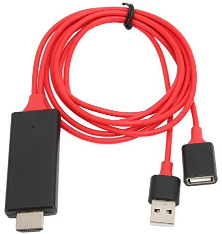 Pissente Adattatore del Cavo di HDTV, Adattatore del Cavo di Interfaccia di 1080P HD Multimedia con Compatibile per L'IOS e per ilSistema diAndroid per il Proiettore del Monitor diIPhone