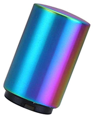 Abridor automático de botellas de cerveza con recogedor de tapas, fácil de usar, colorido