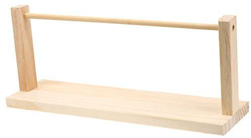 ULDIGI Bastelband Organizer Holz Bandständer Aufbewahrungshalter Kompakt Platzsparend für Nähbedarf Geschenkideen