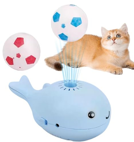 Jubilofex Katzenspielzeugball – Schwimmender Ball für Katzen, für Katzen, Spielzeug für Kätzchen für körperliche Übungen für Katzen im Innenbereich