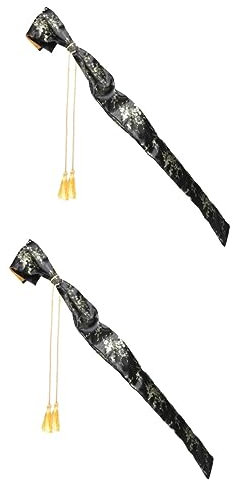 VICASKY 2stücke Portable Silk Bag Mit Quaste Vintage Schwerttasche Für Japanische Und Tai-chi-säbel Schutzbeutel Für Schwerter Für Aufbewahrung Und