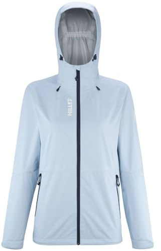 MILLET - Fitz Roy GTX JKT M - Veste Hardshell Femme - Membrane Gore-Tex Imperméable - Approche, Randonnée, Trekking, Lifestyle, Bleu Clair, XS