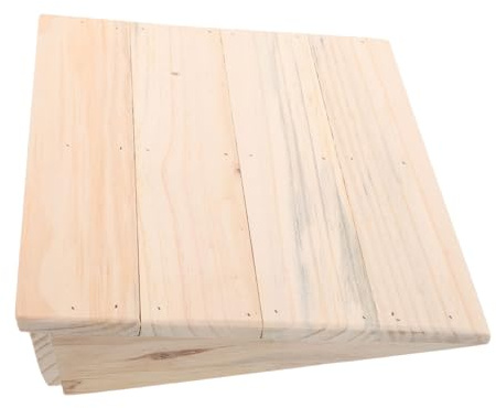 Gogogmee Rampa De Madera Maciza para Autos, Scooters, Rampa De Umbral Segura, Plataforma De Madera para Entradas De Vehículos, Bordillos Y Escalones De Casa.