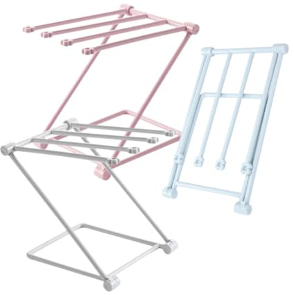 CONGARTENO 3 pezzi Organizer da Cucina con Porta Strofinacci Pieghevole e Scolapiatti Sospensione Supporto Salva Spazio per Asciugamani e Stracci per Cucin Spazi Ridotti Facile da Riporre