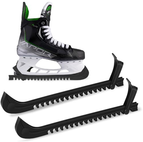 LGZIN 1 Paar Kufenschoner Schlittschuhe, Verstellbarer Eishockey Schlittschuhe Schoner, Kufenschoner Eiskunstlauf Schlittschuhe, Schlittschuh Schoner Zubehör für Kinder und Erwachsenenkufen