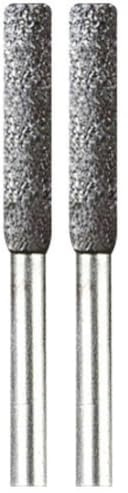Dremel 453 Chainsaw Sharpening Grinding Stones Multipack, 3 Grinding Stones for Precise, Quick and Easy Sharpening of Chain Saw Blades (4 mm) (Pack of 2)