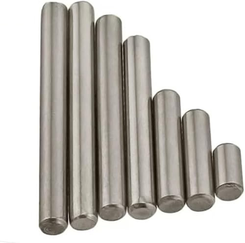 Dowel Pin Cylindrical, M8 Cylindrical Pin Locating Dowel, Length 40MM 304 Stainless Steel Fixing Shaft, 5PCS