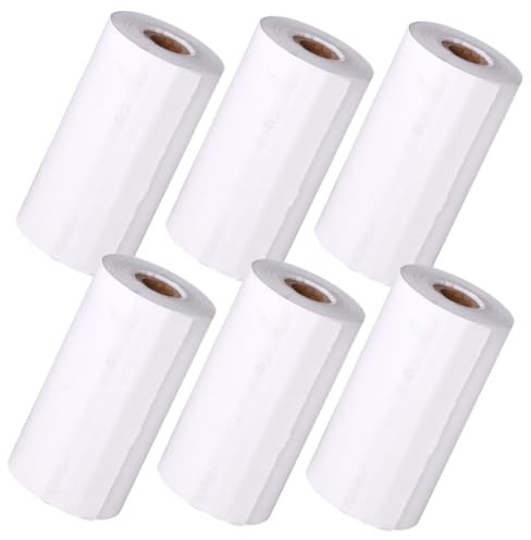 Ciieeo 6 Rolls Instant Camera Thermal Printer Paper Roll Heat-Sensitive Printable Paper for Instant Photo Printing Accessory