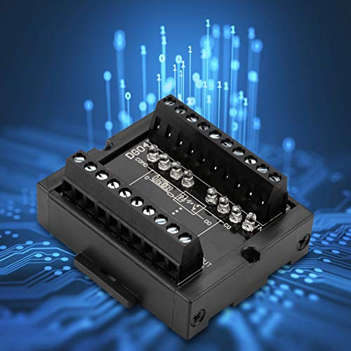 Qcwwy Convertitore di Livello NPN a PNP a 8, Morsettiera di Isolamento del Segnale, Tensione di Ingresso 10-28 V per Sistemi di Automazione Industriale Componenti Elettronici