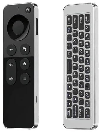 Air Flying Squirrel Remote Control, 2.4G & Bluetooth Dual Mode Air Mouse con mini tastiera, ricerca vocale e giroscopio per Smart TV, Android TV Box, proiettore, PC