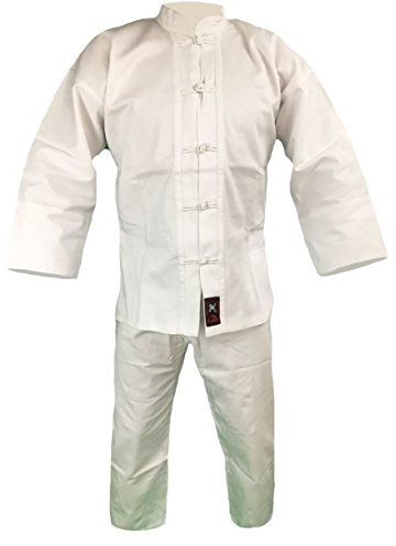 Budodrake Kung-Fu Anzug Kinder weiß (160)