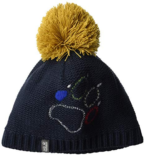 Jack Wolfskin Kinder Mütze PAW KNIT CAP KIDS, night blue, S, 1906591-1033002