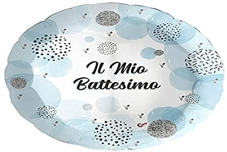 Di&Gi Folienballon Mylar 18 Zoll 45 cm - Meine Taufe blau