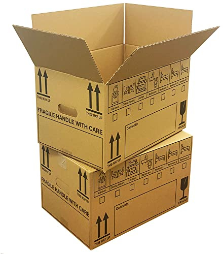 30 Strong Large Cardboard Storage Packing Moving House Boxes