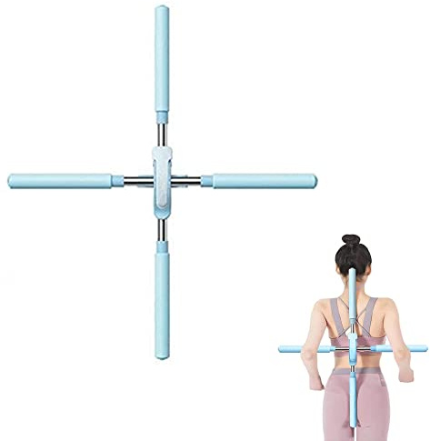 YGMXZL Bodybuilding Yoga Pilates Stick,Rücken Stretching Stick,Yoga Stick Buckel Korrekturstab für Erwachsene und Kinder zur Linderung von Rücken Schmerzen