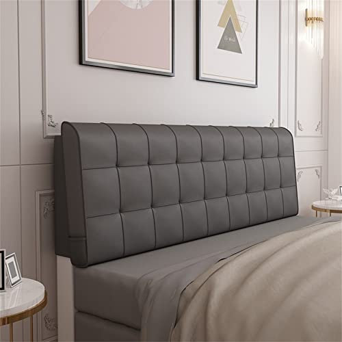 Generic Kopfteilkissen Lederkeilkissen Für Kopfteil Bettstütze Lendenpolster Wandkissen Rückenlehne Abnehmbarer Bezug Für Zuhause Schlafsaal,B,No headboard 70.8/180cm