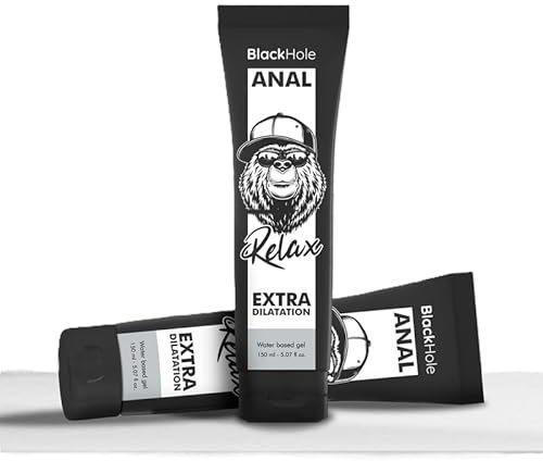 BlackHole Black Hole Anal Gleitgel Wasserbasis Fisting Geschlechtsverkehr Analverkehr Gay Massageöl - 150ml