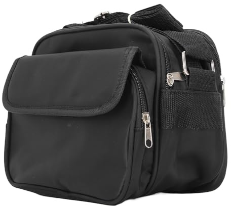 Kleine Werkzeugtasche, Glasfaser-Werkzeug-Leertasche, Tragbare Hardware-Werkzeugtasche, wasserdichte Nylonfaser-Werkzeug-Tragetasche, Schwarz Arbeitstasche