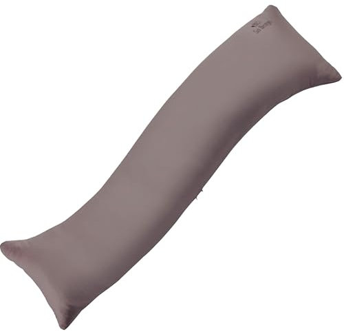 Sei Design Bezug für Seitenschläferkissen Seitenschläferkissenbezug Kissenbezug - Soft-Touch Mikrofaser, S-Form, 40x130 cm, Pastellfarben - Pflegeleicht & Reißverschluss