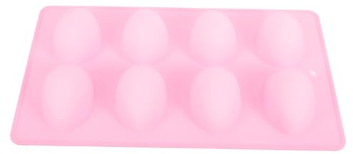 PartyKindom Silicone Cake Mold Cavities Oval Egg Shape for Easter Egg Molds Silicone DIY Baking Kitchen Tool Random Color