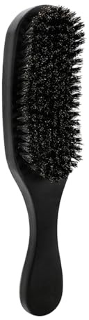 Bartkamm für Herren, natürliche Buchenholzborsten, antistatisch, reisefreundlich, Haarstyling, essentiell, hypoallergen, Herren-Bartkamm
