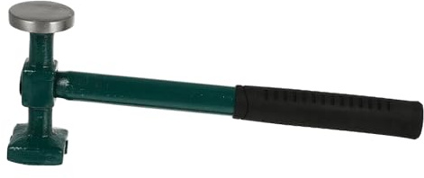 COHEALI Martillo para Chapistería Manual de Metal Cabeza Cuadrada Tamaño Mediano Herramienta para Reparación de Automóviles Uso Profesional y Doméstico Resistente y Fácil de