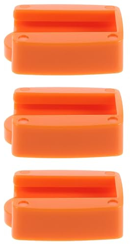 IWOWHERO 3 Pezzi Accessori Ricambio Spremiagrumi Elettrico 3 Pezzi Plastica Arancione per Macchina Sbuccia Agrumi Uso Commerciale e Domestico