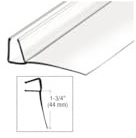 CRL PCCAM73 Clear Poly U-Channel with 1-3/4 (44 mm) Fin for 3/8 Glass 95 Length