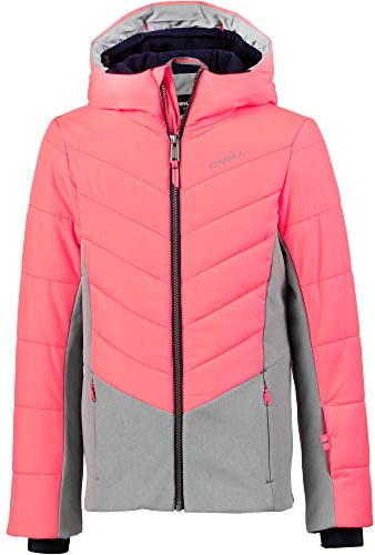 O'Neill Virtue Chaqueta, Niñas, Naranja neón y Rosa, 170