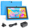 Haehne 7 Pouces Tablette Tactile avec Adapter, Android 5.0 Quad Core Tablet PC, 1Go RAM 8Go ROM, Double Caméras, WiFi, Bluetooth, pour Enfants & Adultes, Bleu Ciel