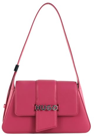 HUGO Mel 2.0 Shoulder Bag Flap, Borsa a Tracolla Donna, Bright Pink, One Size