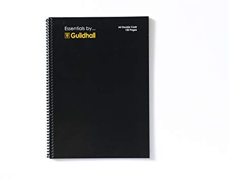 Exacompta Guildhall Essentials GES7424Z Doppel-Kassenbuch mit Spiralbindung, A4, 297 x 210 mm, 192 Seiten 80 g/m² vorgedrucktes Papier, Quittungen, Ausgaben, Zusammenfassungen