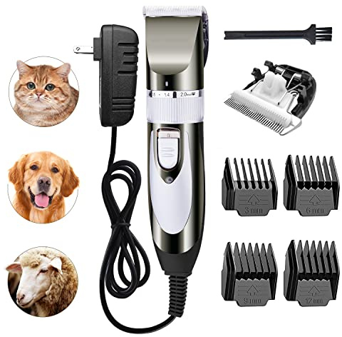 FENRIR Tondeuse professionnelle pour chien 12 V pour le toilettage, les moutons électriques et les animaux de compagnie pour pelage épais et très résistant.