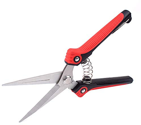 Favson Gardening Hand Pruner Pruning Shear with Straight Stainless Steel Blades, Ultra Sharp Garden Scissors for Flowers,Trimming Plants