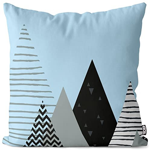 VOID Skandinavische Bäume Kissenbezug Kissenhülle Sofakissen Kissen Deko Weihnachten Winter Weihnachtsdeko, Kissen Größe:40 x 40 cm