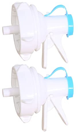 HONMEET 2 Stück Kunststoff Wasserkrug Kappen Wiederverwendbare Ventile Für Wasserspender Installieren Passend Für 55mm Schraubtyp Spülmaschinenfest Für Trinkwasser