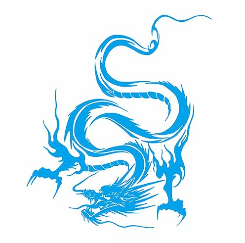 SEWOART Auto Motorhaubenaufkleber Wasserfest Pvc Drachenmotiv Chinesischer Stil Schutz Für Motorhaube Auto Zubehör Fahrzeug Folie