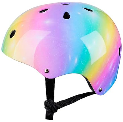 MHJY Fahrradhelm Kinder Helm Kinderhelm Mädchen Skaterhelm Scooter and Ride Helm Jungen Fahrrad Helm Radhelm Größe Einstellbar für 3-8-14 Jahre