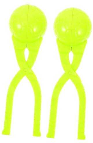 BESPORTBLE 2pcs Maker Moulds - 20cm Snow Ball Shaper Tool for Winter Fun - Perfect for Outdoor Snow Games and Snow Fights Durable Green Plastic