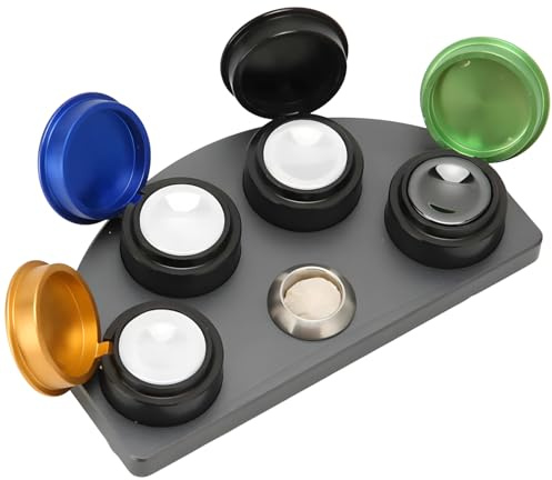 Vestamore Gobelet à huile professionnel en céramique pour montre avec couvercles colorés pour une lubrification précise