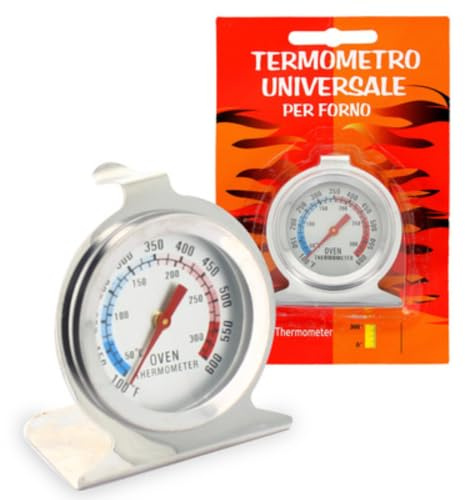 Anakel Home Thermomètre de Four Universel en Acier Inoxydable pour Mesurer la Température du Four avec Haute précision, 300°